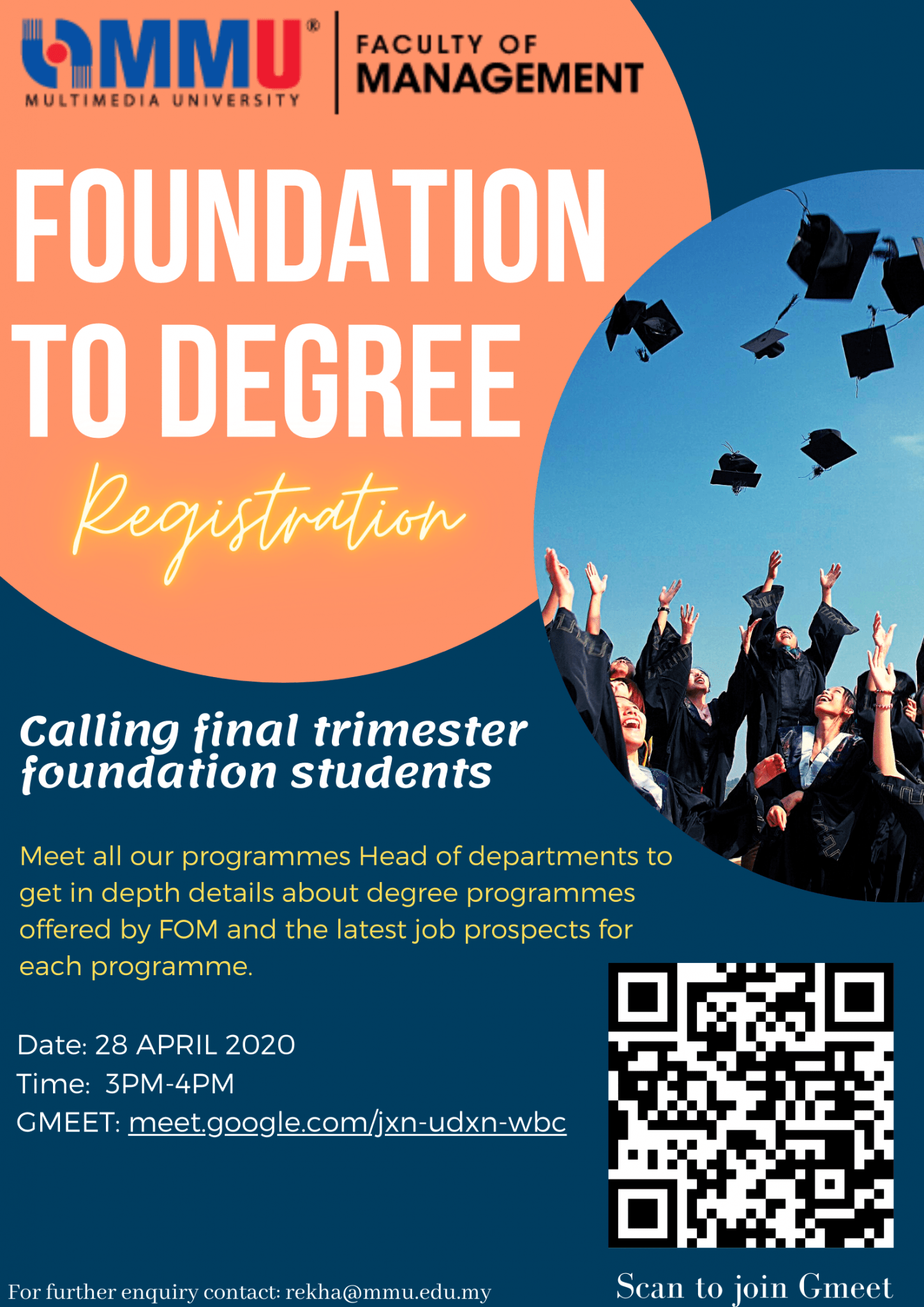 Foundation to Degree registration FOM