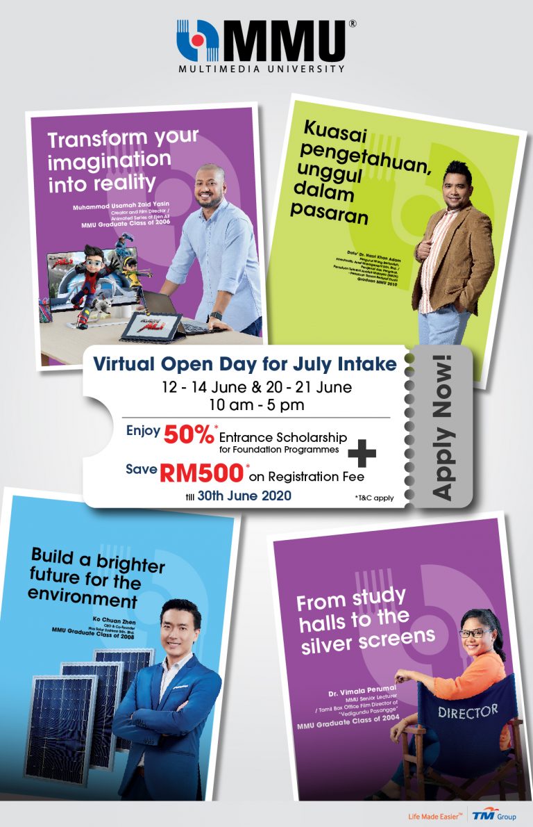 Grab Special Offers at MMU Virtual Open Day Multimedia University